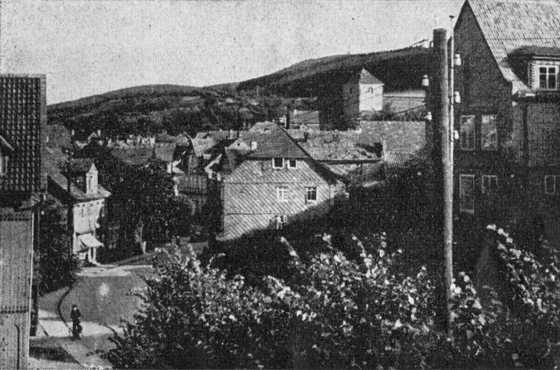 Blick auf die Raabestraße in Eschershausen